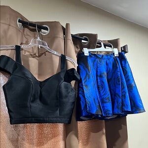 2 piece formal dress